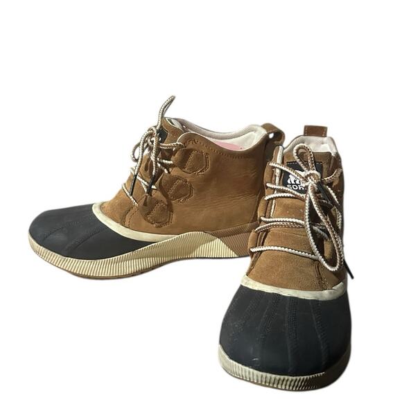 Sorel Out N About Womens Hand Crafted Brown Blue Boots Size 7.5 Women's Outdoor - Picture 5 of 8